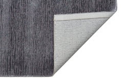 Handmade Wool Viscose Rug – Modern Grey Soft Wool Carpet With Plain Pattern