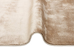 Viscose Ushak Rug - Marsala Modern Flat Weave Area Rug With Soft Texture