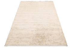 Viscose Ushak Rug - Marsala Modern Flat Weave Area Rug With Soft Texture