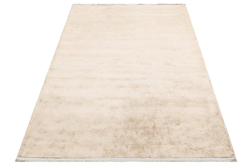 Viscose Ushak Rug - Marsala Modern Flat Weave Area Rug With Soft Texture