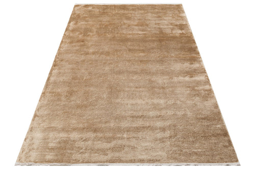 Viscose Ushak Rug - Marsala Modern Flat Weave Area Rug With Soft Texture