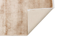 Viscose Ushak Rug - Marsala Modern Flat Weave Area Rug With Soft Texture