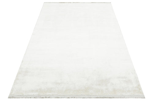 Treviso Cream Modern Flat Viscose Ushak Rug