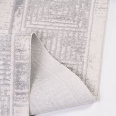 Valeria Grey Frame Machine Made Area Rug