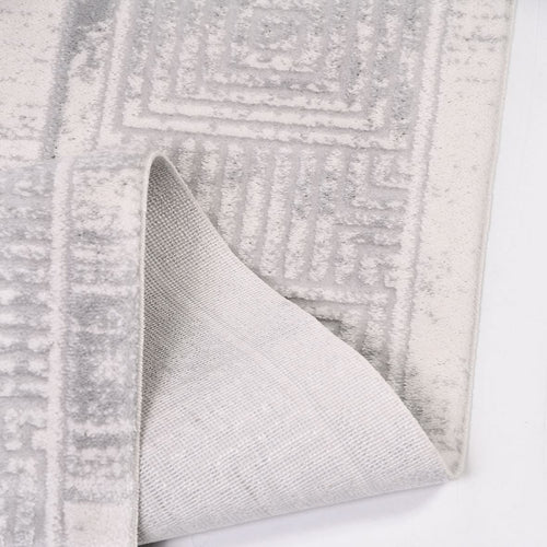 Valeria Grey Frame Machine Made Area Rug