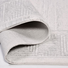 Valeria Grey Frame Machine Made Area Rug