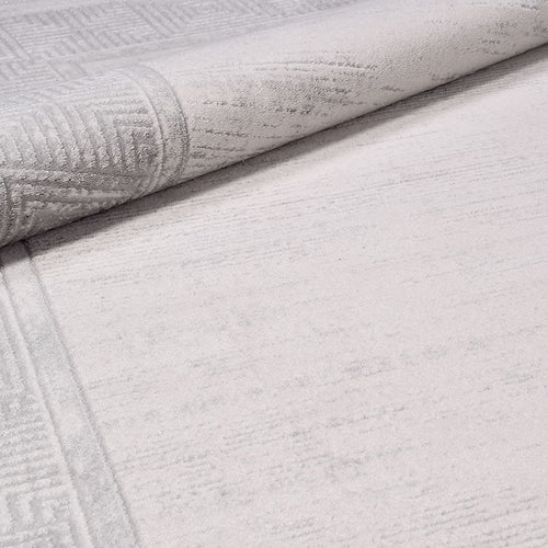Valeria Grey Frame Machine Made Area Rug