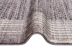 Seattle Anthracite Classic Viscose Machine Made Area Rug