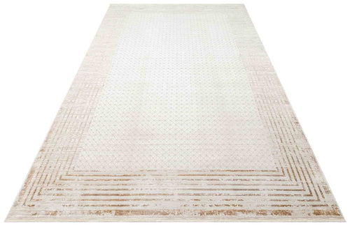 Denver Cream Frame Machine Made Area Rug