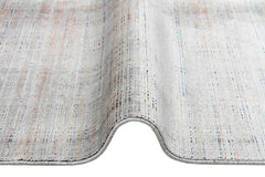 Modern Area Rug – Grey Machine Made Rug with Art Deco Frame Pattern