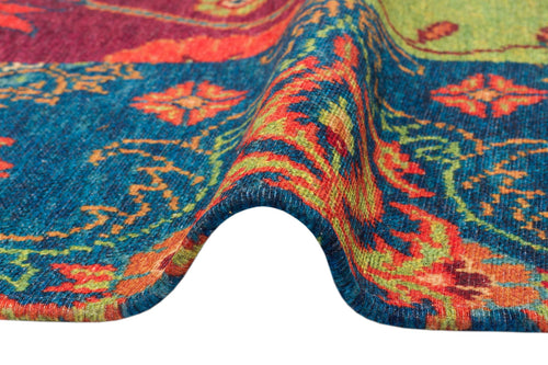 Hammerfest Red Digital Print Kilim