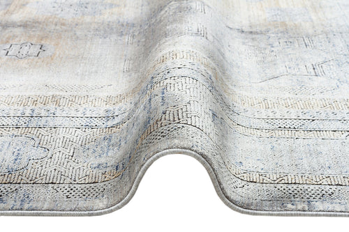 Boston Grey Classic Machine Made Area Rug