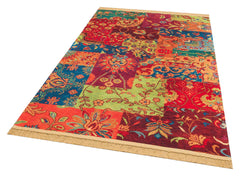 Hammerfest Red Digital Print Kilim