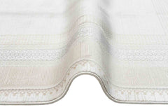 Portland Cream Modern Machine Made Area Rug