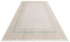 Portland Cream Modern Machine Made Area Rug