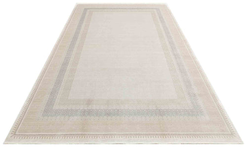Portland Cream Modern Machine Made Area Rug
