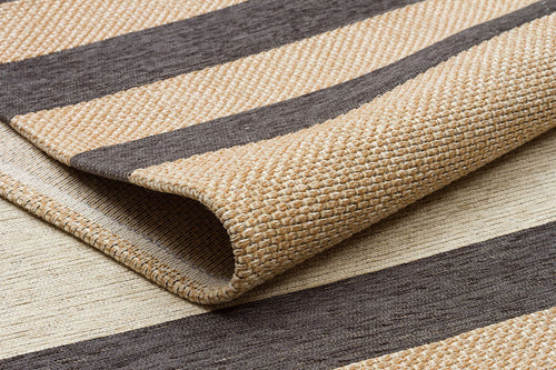 Cotton Kilim Rug - Beige Geometric Kilim Carpet | Non Slip, Easy Clean