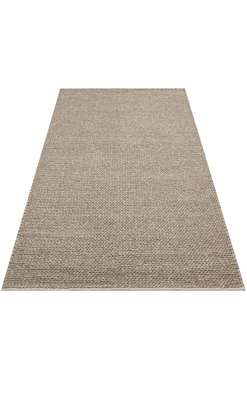 Modern Jute Kilim - Brown Hand Woven Carpet | Durable Eco Friendly Rug