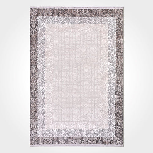 Cream Area Rug – Machine Made Rug with 8mm Pile Height & Anti Slip Backing