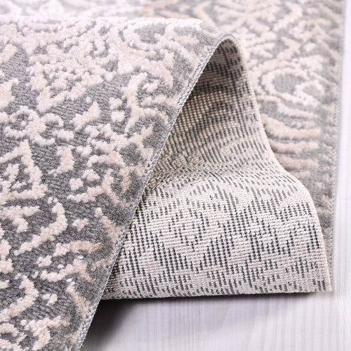 Cream Area Rug – Machine Made Rug with 8mm Pile Height & Anti Slip Backing