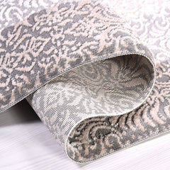 Cream Area Rug – Machine Made Rug with 8mm Pile Height & Anti Slip Backing