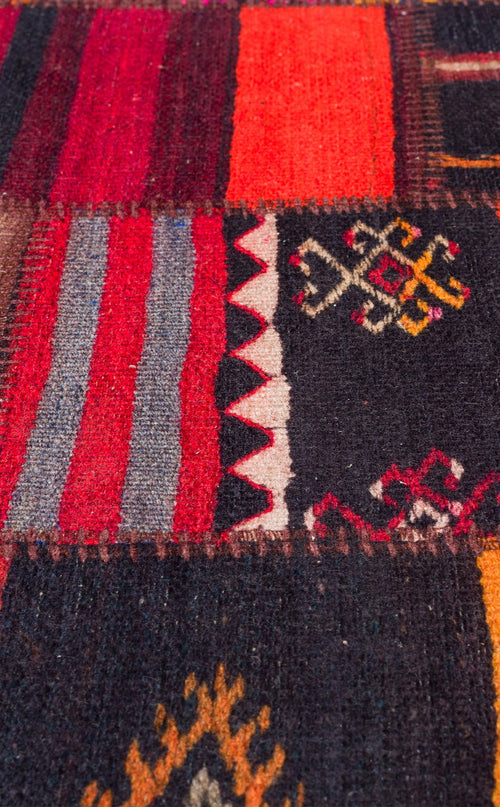 Patchwork Kilim Rug – Washable Non Slip Area Rug With Soft Texture Carpet