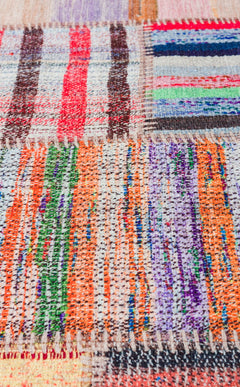 Patchwork Area Rug - Machine Made Rug with Soft Texture, Washable & Anti Slip