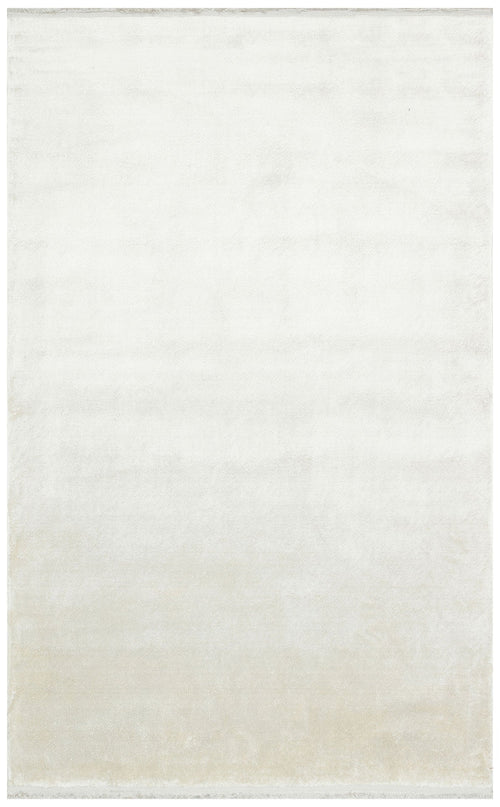 Treviso Cream Modern Flat Viscose Ushak Rug