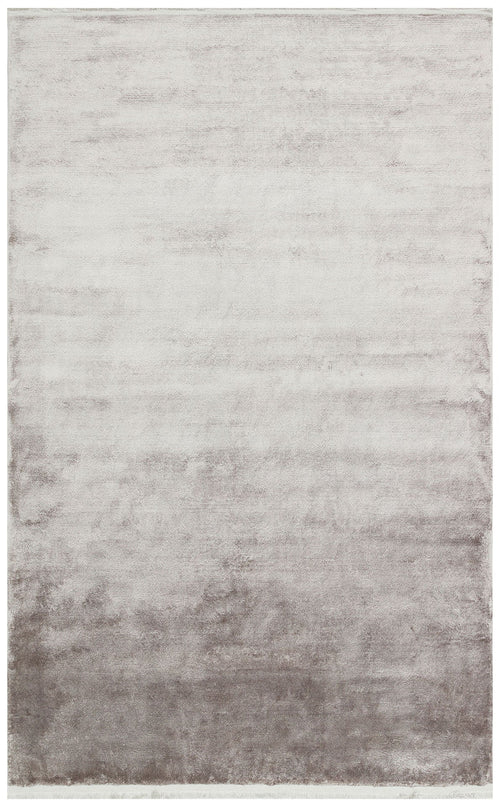 Viscose Ushak Rug – Modern Flat Weave Grey Area Carpet by Eko Brand Rugs