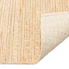 Natural Jute Rug – Hand Woven Cream Jute Rug With Soft Texture Carpet