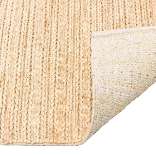 Natural Jute Rug – Hand Woven Cream Jute Rug With Soft Texture Carpet