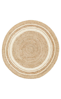 Pettenbach Beige Modern Handmade Jute Rug