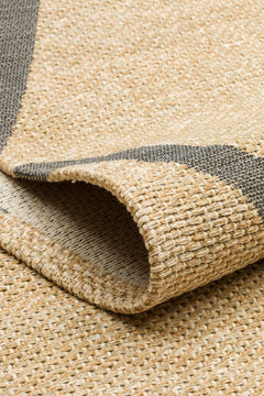 Cotton Kilim Rug - Beige Geometric Modern Kilim Carpet | Non Slip Floor Mat