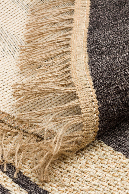 Cotton Kilim Carpet - Modern Geometric Kilim Rug | Non Slip Woven Rug, Soft Texture