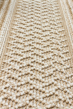 Beige Jute Area Rug – Machine Made Rug With Soft Texture & Dust Free Design