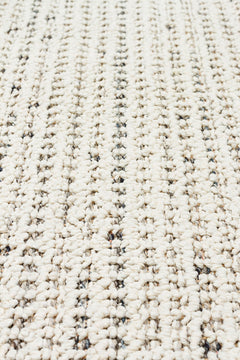 Jute Area Rug - Modern Machine Made Cream Jute Carpet With Soft Texture