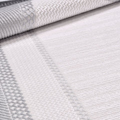 Machine Made Area Rug – Kimberly Grey Frame Rug With 10 mm Pile & Overlocked Edge