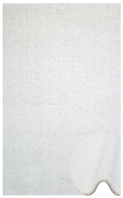 Modern Wool Viscose Rug – Handmade Soft Texture Flatweave Area Carpet