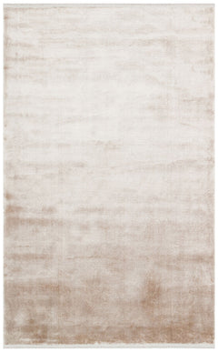 Viscose Ushak Rug - Beige Modern Flat Weave Rug With Soft Texture Carpet