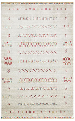 Clovis Beige Modern Viscose Handmade Rug