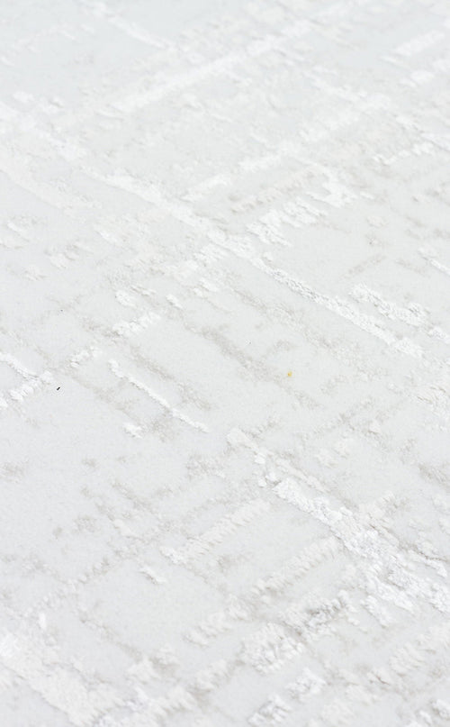 Modern Area Rug - Machine Made Cream Rug With Washable Non Slip Soft Texture