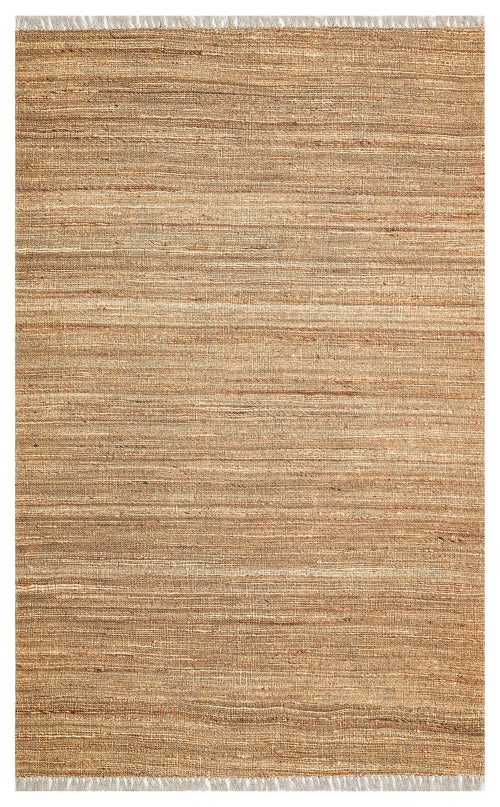 Modern Washable Kilim - Brown Cotton Rug | Fluff Resistant, Flatweave Area Carpet
