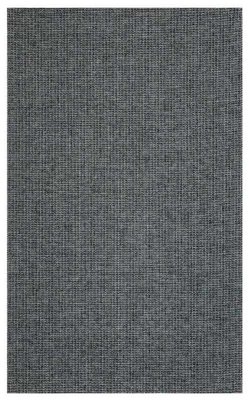 Modern Cotton Kilim - Anthracite Woven Kilim Carpet | Non Slip Soft Texture Rug
