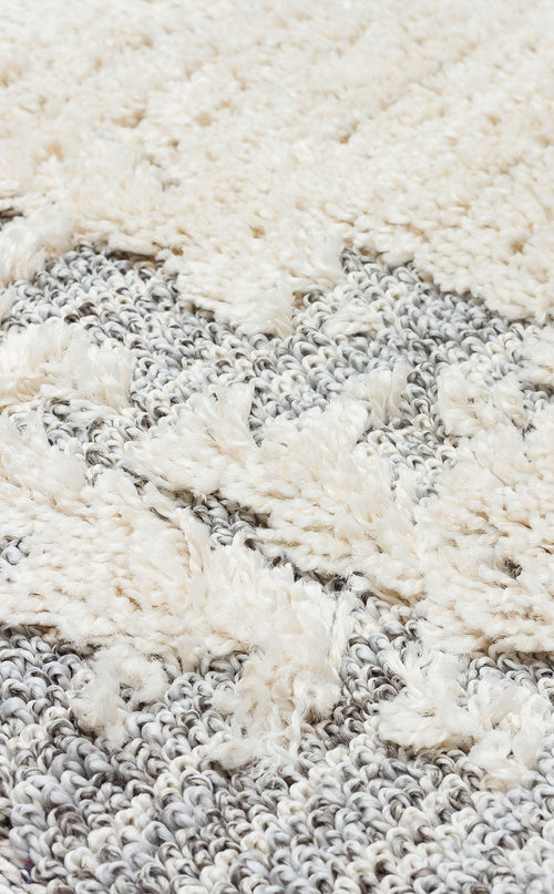 Modern Machine Made Rug - Cream Area Rug | Soft Texture, Dust Free Carpet