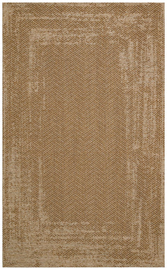 Cotton Kilim Rug - Brown Geometric Woven Non Slip Area Rug for Living Room