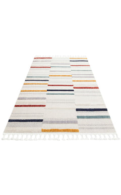 Venedik Multy Striped Scandinavian Rug