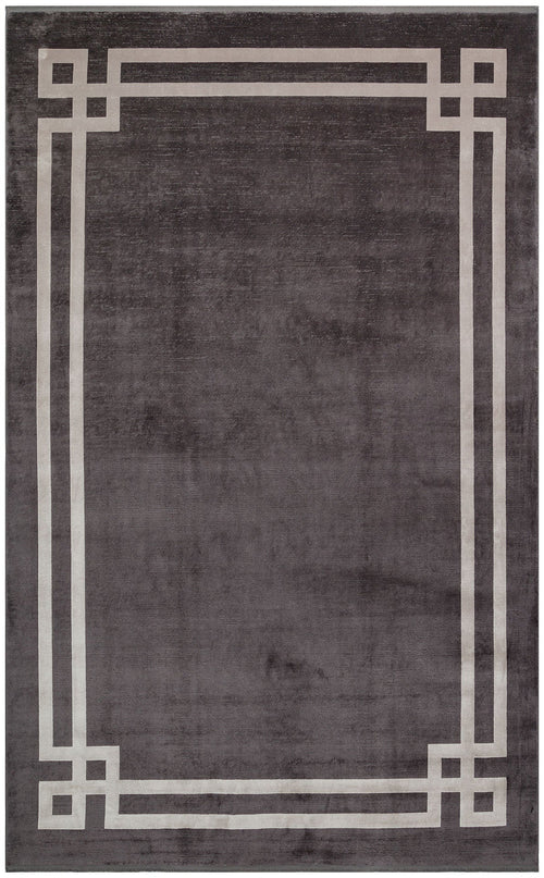 Cotton Area Rug - Sarpsborg Anthracite Machine Made Rug | High Quality Flatweave Carpet