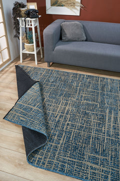 Modern Area Rug – Turquoise Machine Made Rug | Non Shedding Living Room Carpet
