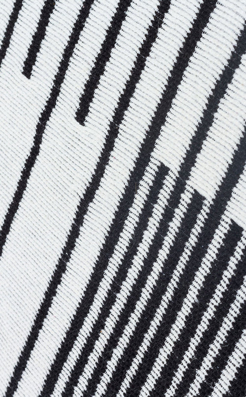 Reichenau White Geometric Cotton Kilim