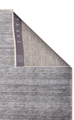 Modern Ushak Rug – Anthracite Handmade Flatweave Area Carpet with Soft Texture